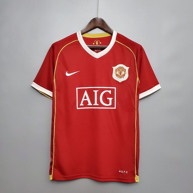 CAMISETA RETRO LOCAL MANCHESTER UNITED 2006 - 07 (RONALDO 7)