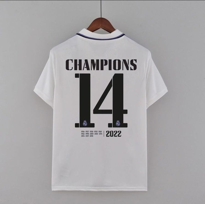 CAMISETA LOCAL REAL MADRID 2022-23 (14 CHAMPIONS)