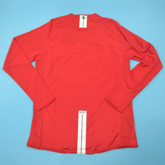 CAMISETA RETRO MANCHESTER UNITED LOCAL 07 - 09 MANGA LARGA