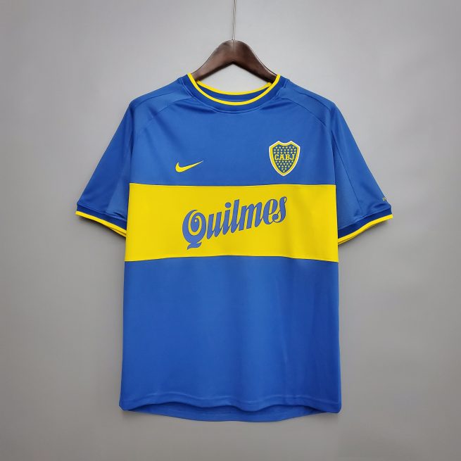 CAMISETA RETRO LOCAL BOCA JUNIORS 1999-00