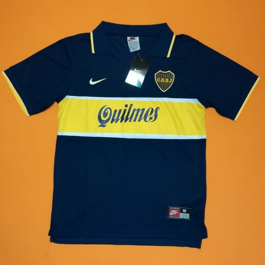 CAMISETA RETRO BOCA JUNIORS LOCAL 96 - 97